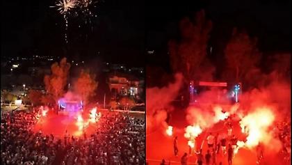 Πέταξαν με κλαρκ 100 κιλά γαρύφαλλα στον Βελισσάρη σε πανηγύρι στη Λακωνία