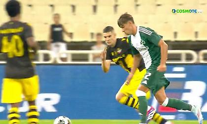 Ευκαιρία για τον Παναθηναϊκό με επικίνδυνο σουτ του Βαγιαννίδη