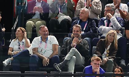 Στον αγώνα του Πετρούνια ο Κυριάκος Μητσοτάκης