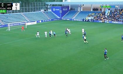 «Καθάρισε» το ματς η ΑΕΚ με τέρμα του Λιβάι στο 74'