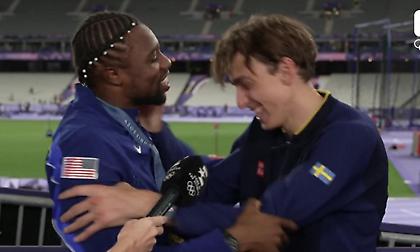 Συνάντηση αστέρων on air: Επίθεση αγάπης στον Ντουπλάντις ο Λάιλς