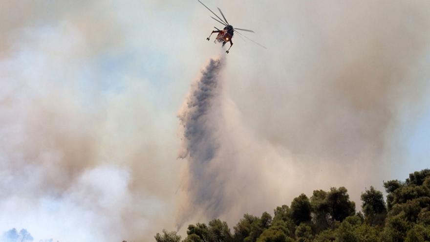 Δράμα: Ξέσπασε φωτιά - Υπό μερικό έλεγχο η πυρκαγιά στην Ξάνθη