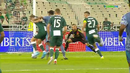 Σταμάτησε τον Άκπομ ο Ντραγκόφσκι, απάντησε με ευκαιρία Μλαντένοβιτς ο Παναθηναϊκός