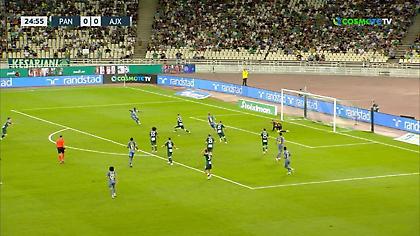 Ωραία απόκρουση σε σουτ του Μπεργκχάους ο Ντραγκόφσκι