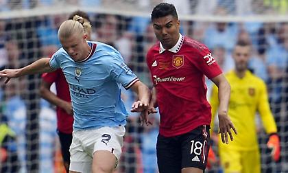 Οι ενδεκάδες του Μάντστεστερ Σίτι-Μάντσεστερ Γιουνάιτεντ για το Community Shield