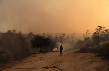 Εφιαλτικές ώρες στη βορειοανατολική Αττική - Σε Καλλιτεχνούπολη και Γραμματικό τα μεγάλα μέτωπα