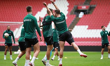 Η προπόνηση του Παναθηναϊκού στην επιβλητική Johan Cruijff Arena