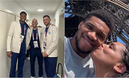 Αντετοκούνμπο για Ολυμπιακούς Αγώνες: Οι φωτογραφίες με την οικογένεια, ο χορός του Καλάθη και το «εις το επανιδείν»