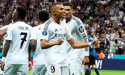 Καθάρισε την Αταλάντα με Εμπαπέ και πήρε και το Super Cup η Ρεάλ Μαδρίτης!