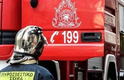 Φωτιά σε τουριστικό λεωφορείο στη Θεσσαλονίκη