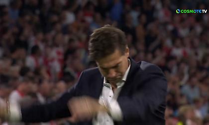 Ο Αλόνσο υποκλίθηκε στον κόσμο του Παναθηναϊκού στις εξέδρες της «Γιόχαν Κρόιφ Αρένα» και αποθεώθηκε!