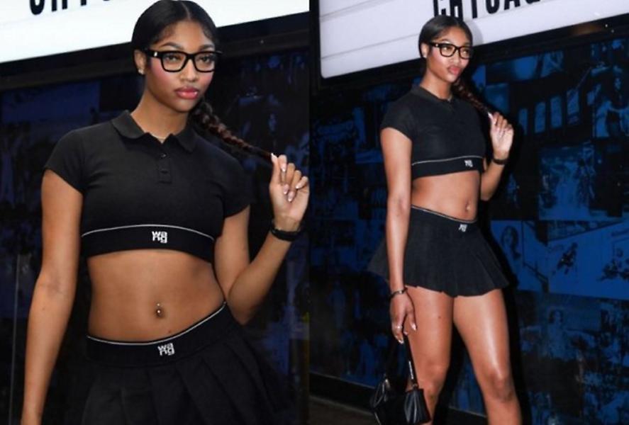 Η Έιντζελ Ρις εντυπωσίασε με την άφιξή της στο γήπεδο για αγώνα του WNBA