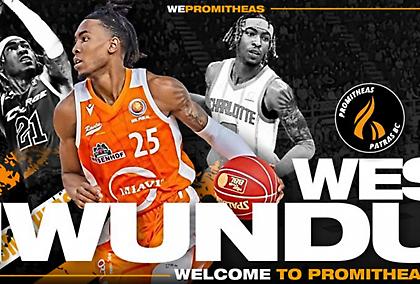 Στον Προμηθέα Πατρών ο Ουέσλεϊ Ιγούντου