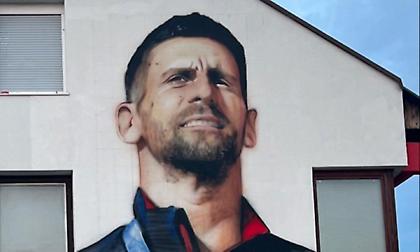 Εντυπωσιακό graffiti για τον Χρυσό Ολυμπιονίκη Τζόκοβιτς!