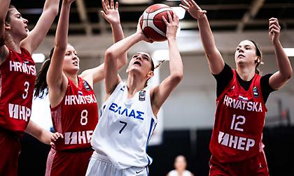 Βαριά ήττα από την Κροατία και υποβιβασμός για την Εθνική Κορασίδων