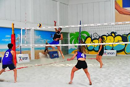To beach volley  σταθερά ανεβαίνει και στην φοιτητική κοινότητα!
