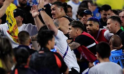 Βαριά καμπάνα σε παίκτες της Ουρουγουάης για τα επεισόδια με Κολομβία - Πέντε αγώνες τιμωρία στον Νούνιες!