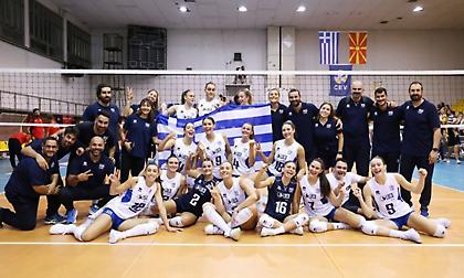 «Καθάρισε» τη Βόρεια Μακεδονία κι έκανε το «2 στα 2» η Εθνική βόλεϊ γυναικών