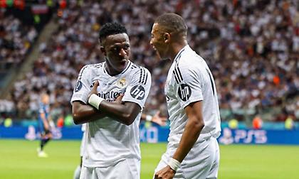 Ποιος είπε ότι δεν τα πάνε καλά; Ο έξαλλος πανηγυρισμός του Βινίσιους στο δεύτερο γκολ του Εμπαπέ!