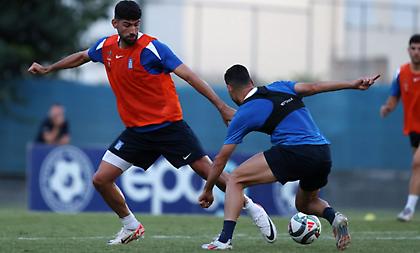 Πρώτη προπόνηση για την Εθνική με Γιοβάνοβιτς - Μοναδική απουσία ο Παυλίδης