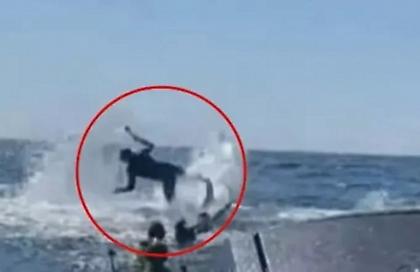 Βίντεο: Η στιγμή που φάλαινα μεγέθους λεωφορείου πετάει στον αέρα κολυμβητή στην Αυστραλία