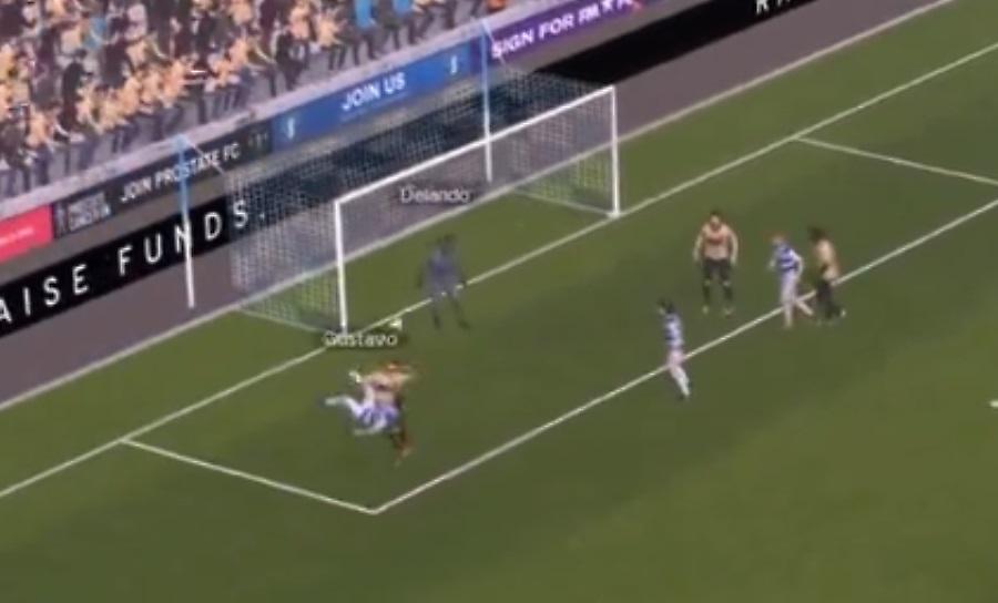 Έγινε και αυτό στο Football Manager: Μπήκε γκολ με... κανονικό ψαλίδι και όχι ανάποδο!