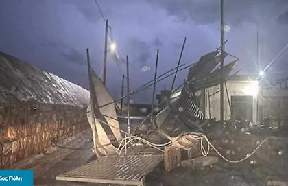 Χίος: Ζημιές στην πόλη από την κακοκαιρία «Atena» - Καταστράφηκαν πάνω από 160 τόνοι μαστίχας