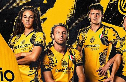 Η εναλλακτική 3η εμφάνιση της Ίντερ: Σε χρυσές αποχρώσεις και με εμβληματικά σχέδια!
