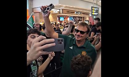 Έφτασε στην Κύπρο και γνώρισε την αποθέωση από τον κόσμο του ο Παναθηναϊκός AKTOR!