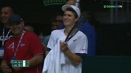 Το 2-0 ο Τζόκοβιτς, την αποθέωση ο Ξυλάς που του πήρε γκέιμ!