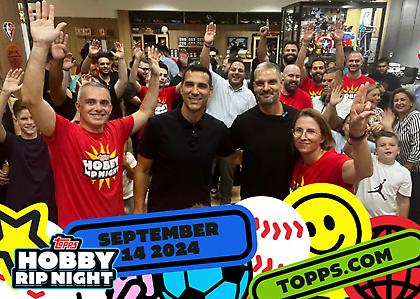 Χαριστέας και Ζήσης προκάλεσαν ντελίριο στο «Topps Hobby Rip Night», στη Θεσσαλονίκη