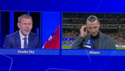 Χαμός σε live μετάδοση με Ζλάταν-Μπόμπαν: «Ποια είναι η δουλειά σου;» - «Είμαι το αφεντικό στη Μίλαν»