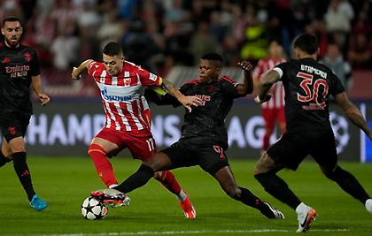 Ερυθρός Αστέρας-Μπενφίκα 1-2