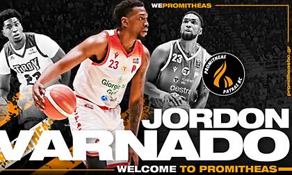 Ανακοίνωσε τον Τζόρντον Βαρνάντο ο Προμηθέας