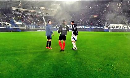 Φοβερή καταιγίδα στο Μπέργκαμο, με μια ώρα καθυστέρηση η διεξαγωγή του Αταλάντα - Κόμο