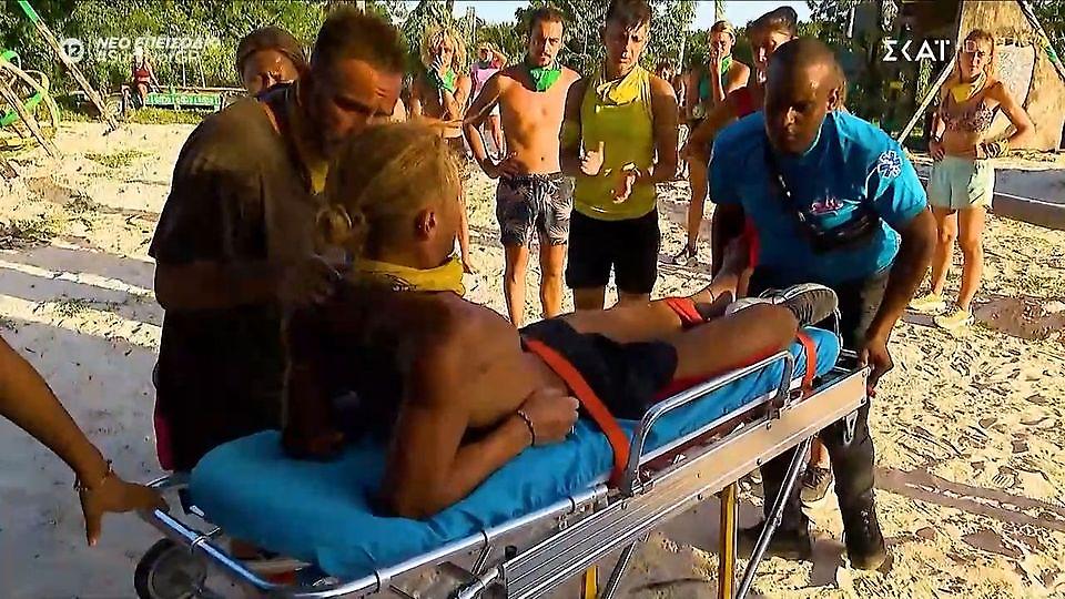 Survivor: Σοκ με Νίνο - Τραυματίστηκε και έφυγε για νοσοκομείο - Δείτε βίντεο