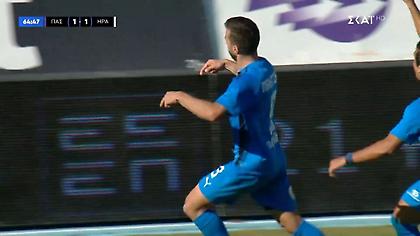 Του… κεφαλιού του ο Μάντζης και 2-1 ο ΠΑΣ!