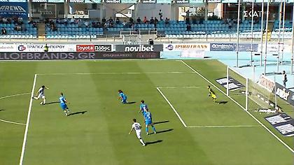 Υποδειγματική κόντρα και 1-1 με Τσιριγώτη στο φινάλε του ημιχρόνου ο Ηρακλής