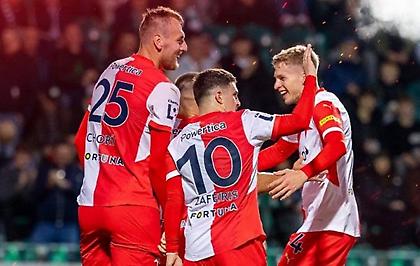 Αντίπαλοι ΠΑΟΚ: Η Σλάβια Πράγας του σκόρερ Ζαφείρη «διέλυσε» την Μποέμιανς με τεσσάρα