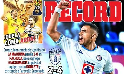 Ο Γιακουμάκης έγινε πρωτοσέλιδο στο Μεξικό με αποθέωση στα ελληνικά: «Σε αγαπώ»