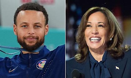 Στεφ Κάρι: «Η Κάμαλα Χάρις μπορεί να ηγηθεί της χώρας μας και να φέρει ελπίδα»