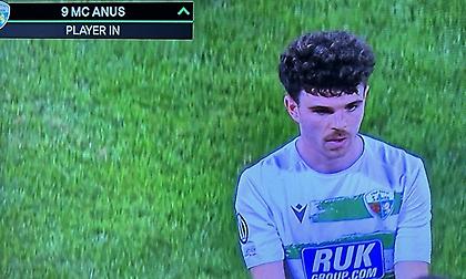 Απίθανη τηλεοπτική γκάφα με παίκτη αντιπάλου του Παναθηναϊκού