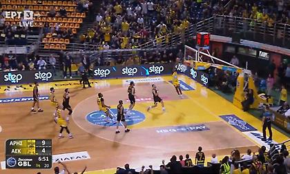 Το blooper της αγωνιστικής στο Άρης-ΑΕΚ: Έχασε το... άχαστο σε προσπάθεια για κάρφωμα ο Νόλεϊ!