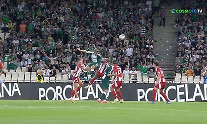 Απείλησε ο Παναθηναϊκός με κεφαλιά του Γεντβάι