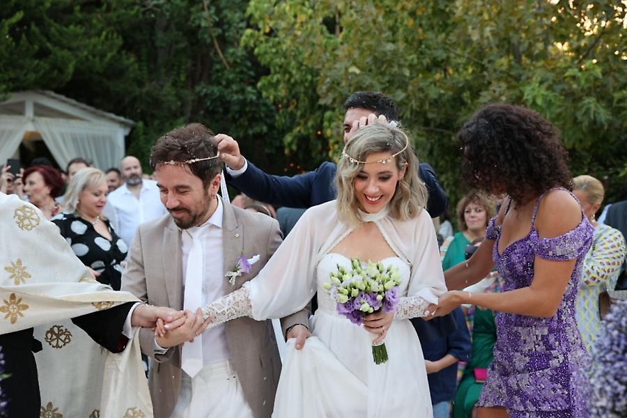 Θανάσης Τσαλταμπάσης-Αγοραστή Αρβανίτη: Το άλμπoυμ του γάμου και της βάπτισης της κόρης τους