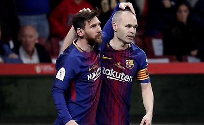 Αποθέωσε τον Ινιέστα και ο Μέσι: «Είσαι φαινόμενο, θα λείψεις από το ποδόσφαιρο»