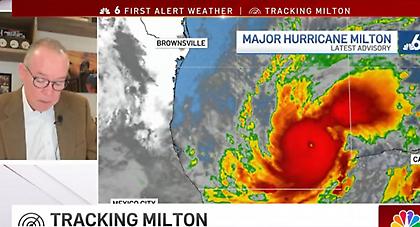 Τυφώνας Μίλτον: Μετεωρολόγος καταρρέει και παραδέχεται ότι φοβάται