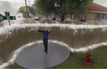 Απίστευτη προσομοίωση για τον τυφώνα Μίλτον – Τα νερά θα φτάσουν τα 4,5 μέτρα