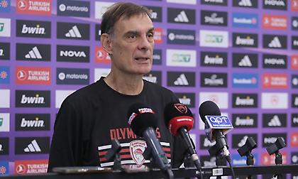 Μπαρτζώκας: «Σκληρό ματς με τη Ζαλγκίρις, να ματσάρουμε την επιθετικότητά της-Ελπίζουμε ότι θα είναι καλά ο Πετρούσεφ»