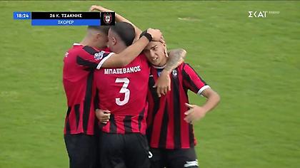 Του… κεφαλιού τους Τετέη και Τσακνής για το 1-1 στο Παναχαϊκή-Κηφισιά